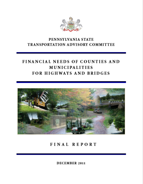 Financial Needs of Counties and Municipalities for Highways and Bridges cover
