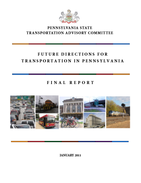 Future Directions for Transportation in Pennsylvania cover