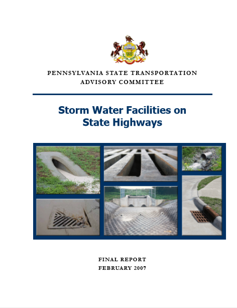 Storm Water Facilities on State Highways cover